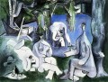 Luncheon on the Grass after Manet 5 1961 cubism Pablo Picasso